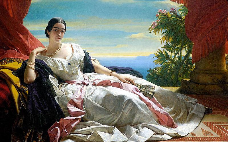 Franz Xaver Winterhalter Princess of Sayn-Wittgenstein Sweden oil painting art